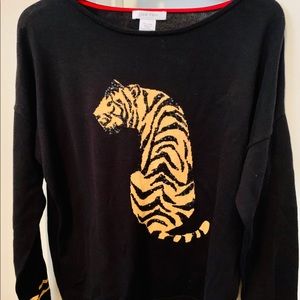 Joan vass tiger sweater Clearance